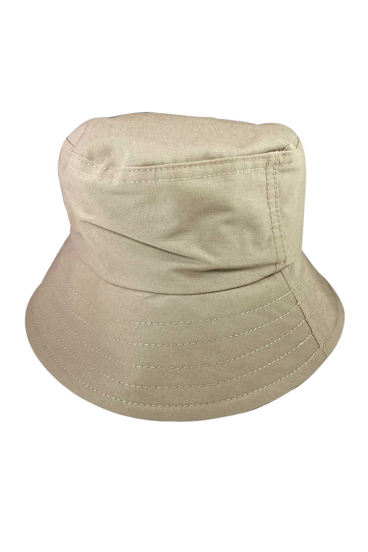 Unisex Kova Şapka Balıkçı Şapka Bucket Hat Bej