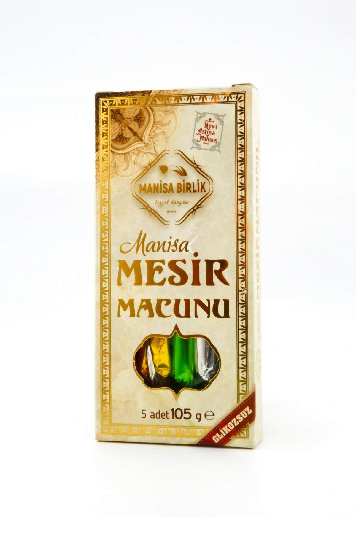 3 'lü Mesir Macunu Glikozsuz 3x5 Adet Çubuk 315 gr