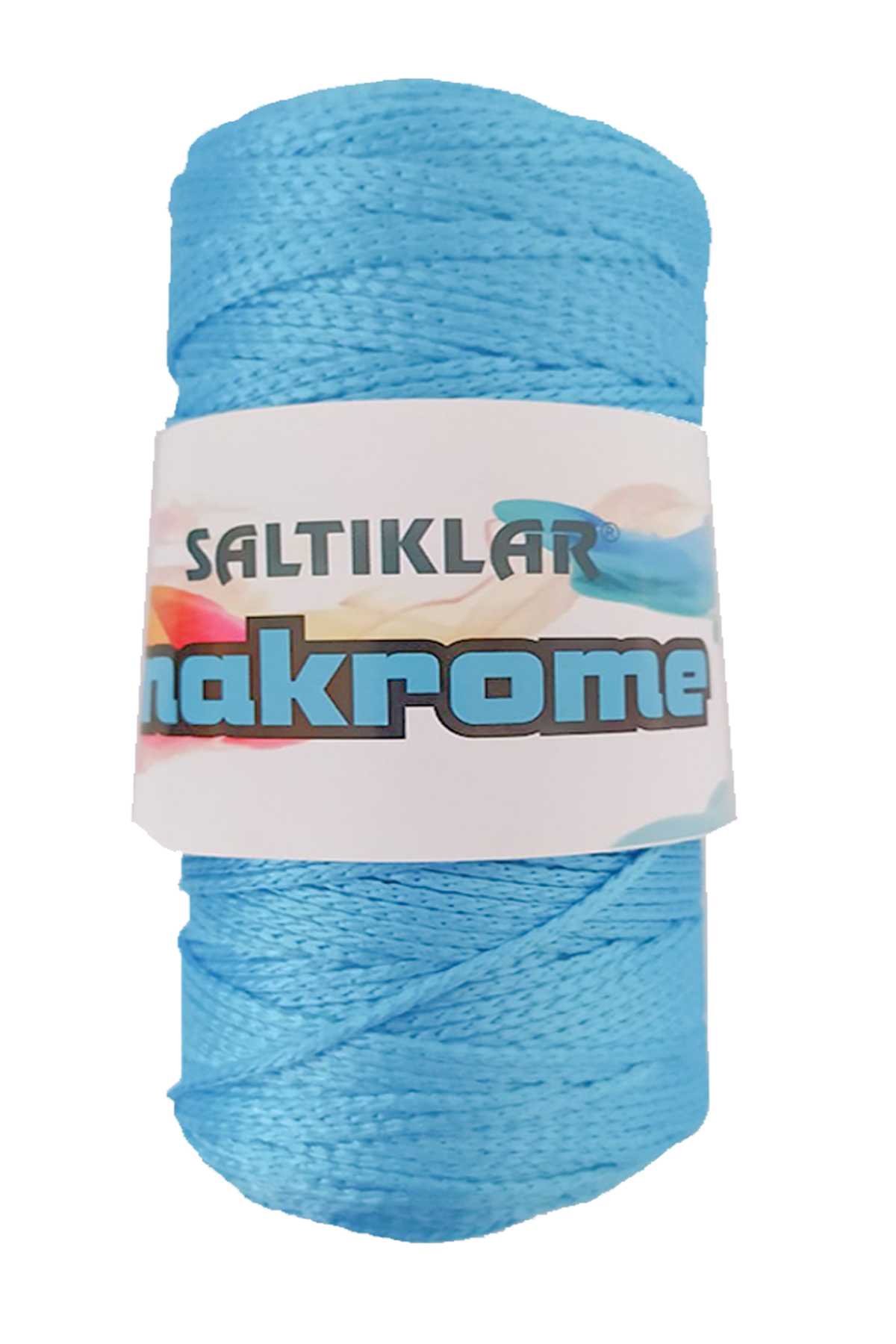 Polyester Makrome İpi 3050 Mavi 100 gr