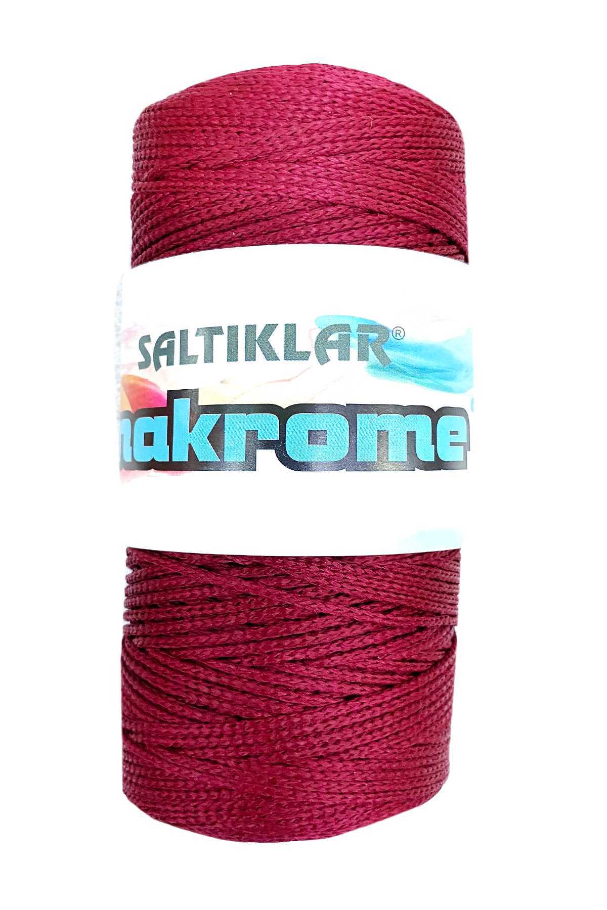 Polyester Makrome İpi 1560 Bordo 100 gr