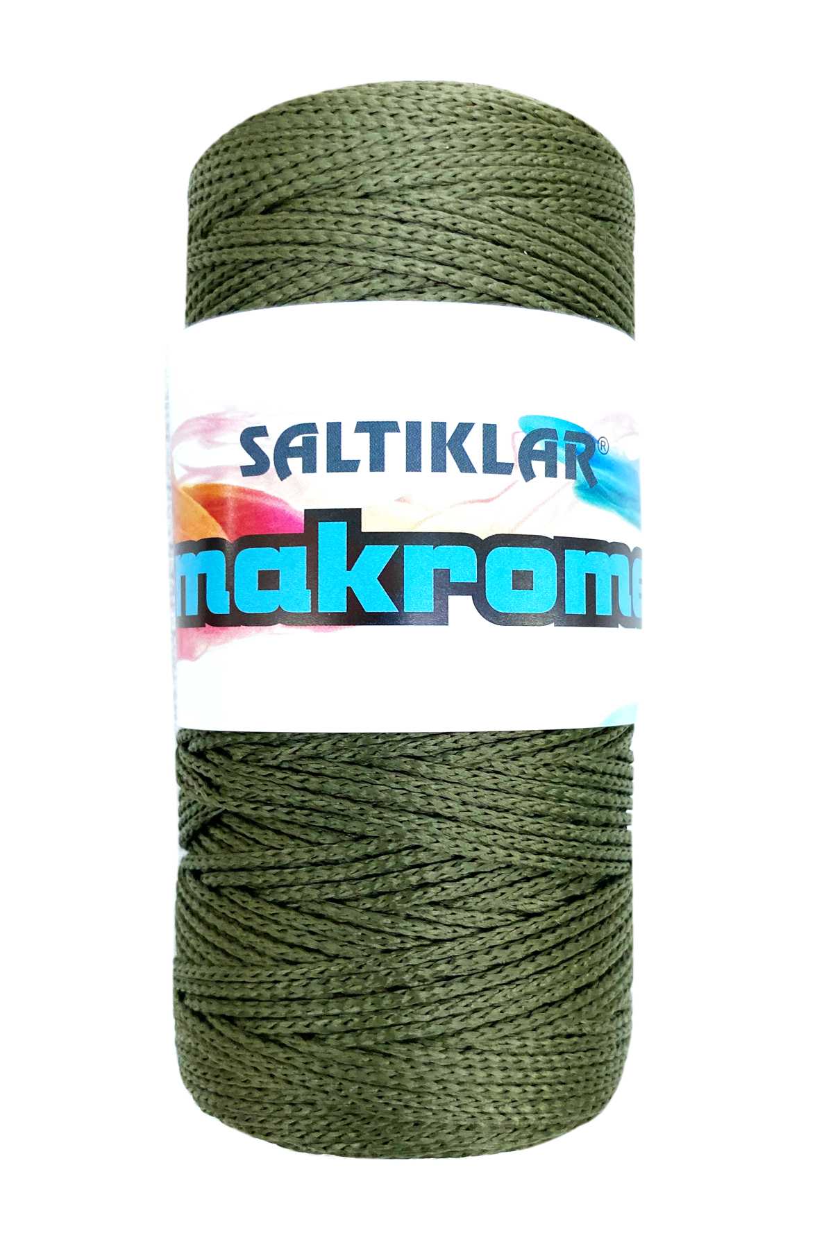 Polyester Makrome İpi 2860 Haki Yeşil 100 gr