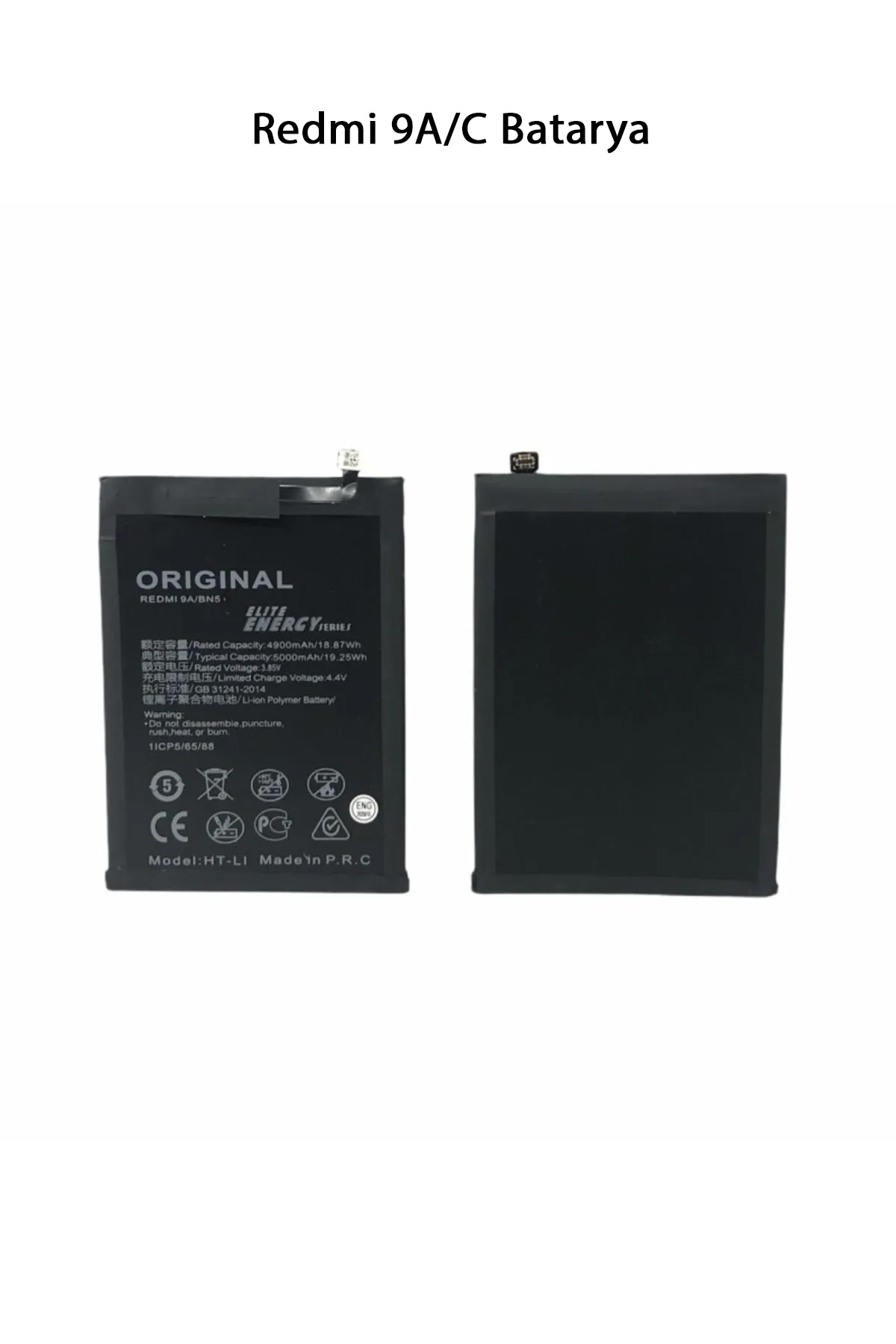 Redmi 9A/C Telefonlarla Uyumlu Batarya 5000 mAh