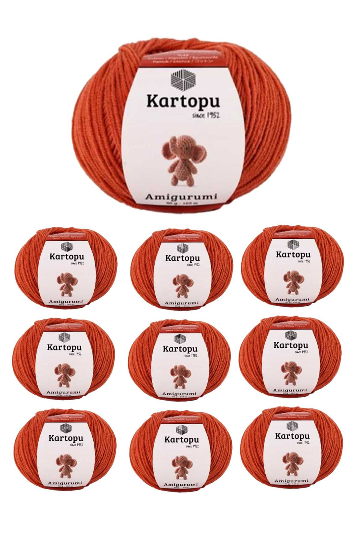 10 Adet Amigurumi El Örgü İpi 50gr 269