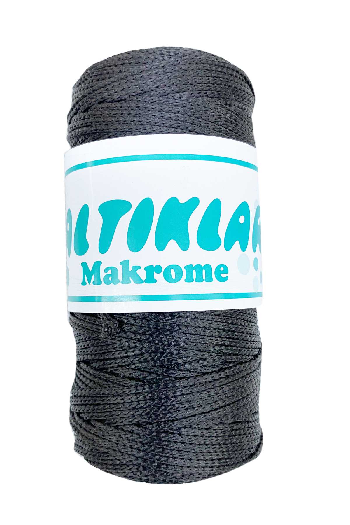 Polyester Makrome İpi 68 Füme Gri 100 gr