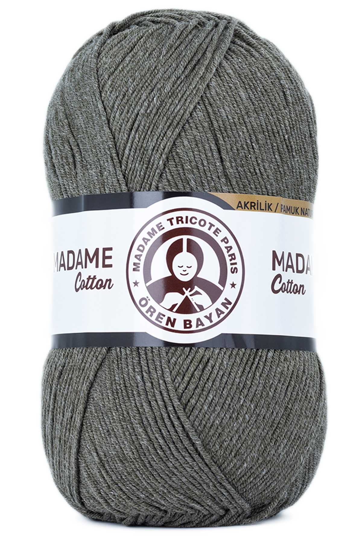 Madame Cotton El Örgü İpi Yünü 100 gr 055 Yeşil