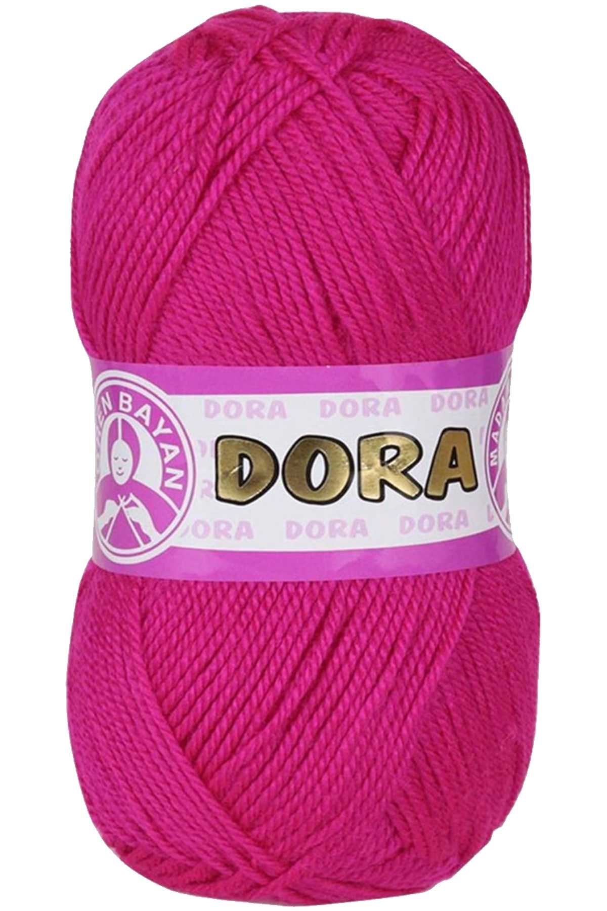 Dora El Örgü İpi Yünü 100 gr 045 Fuşya