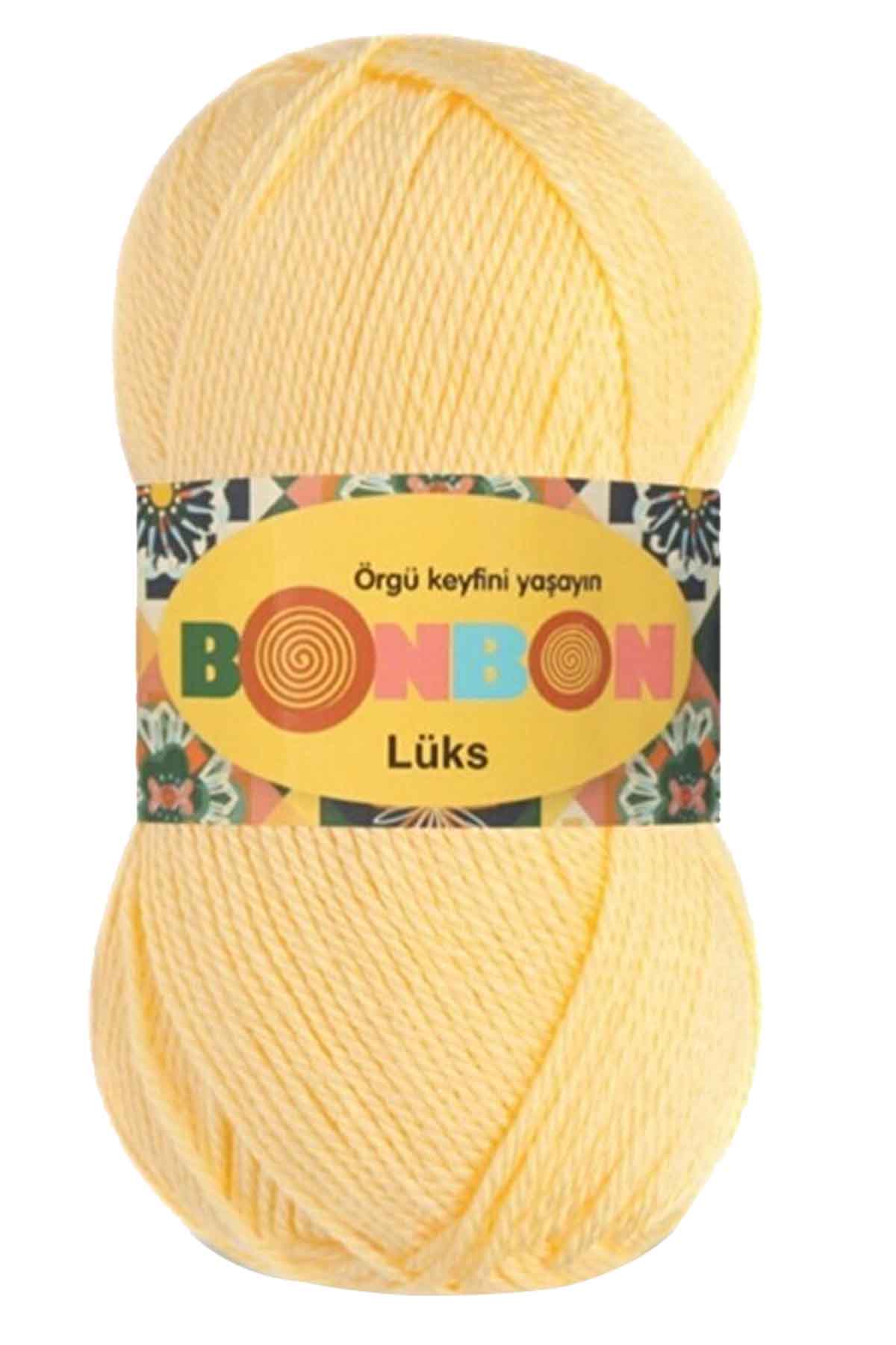 Lüks Patik İpi Yünü Bebe Sarı 98292