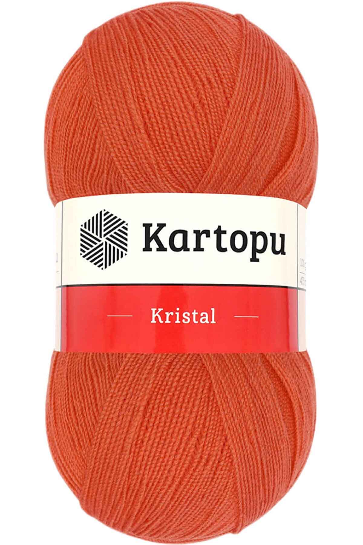 Kristal Çift Katlı El Örgü Lif İpi Narenciye K1212