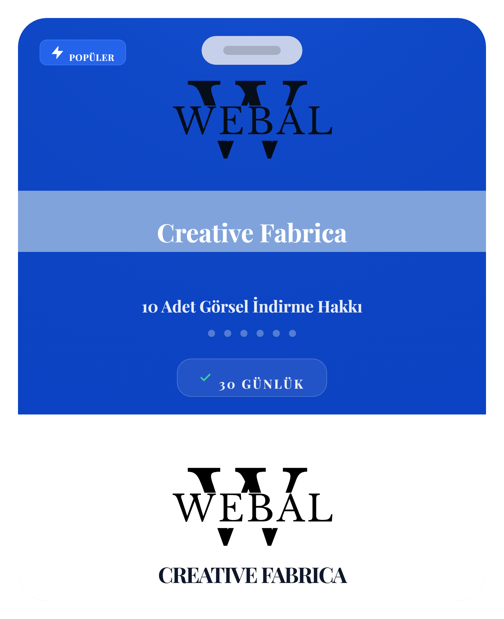 Creative Fabrica 1 Aylık